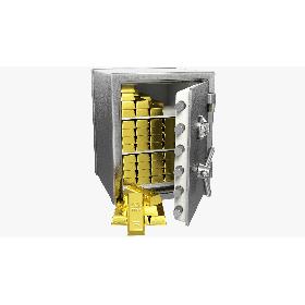 Safe with Gold V2 3D model